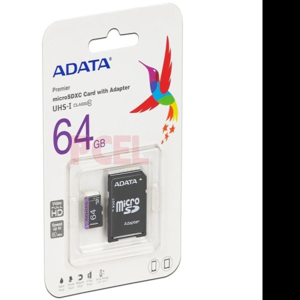 MEMORIA MICRO 64GB ADATA CADAPTADOR BL.
